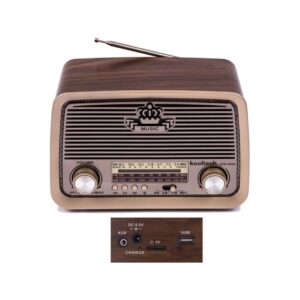 RADIO RETRO INDIE MARRON DIAL ANALÓGICO