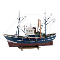 maqueta pesquero artesanal madera