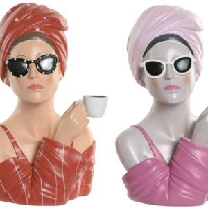 Busto chicas tomando café