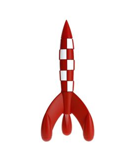 FIGURA PVC/ABS COHETE 17cm.